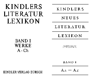 Titelseiten der Kindler Literaturlexika